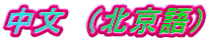 中文　（北京語）